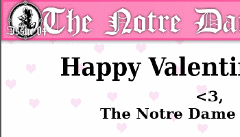 ND Excalibur: Valentine's Day.